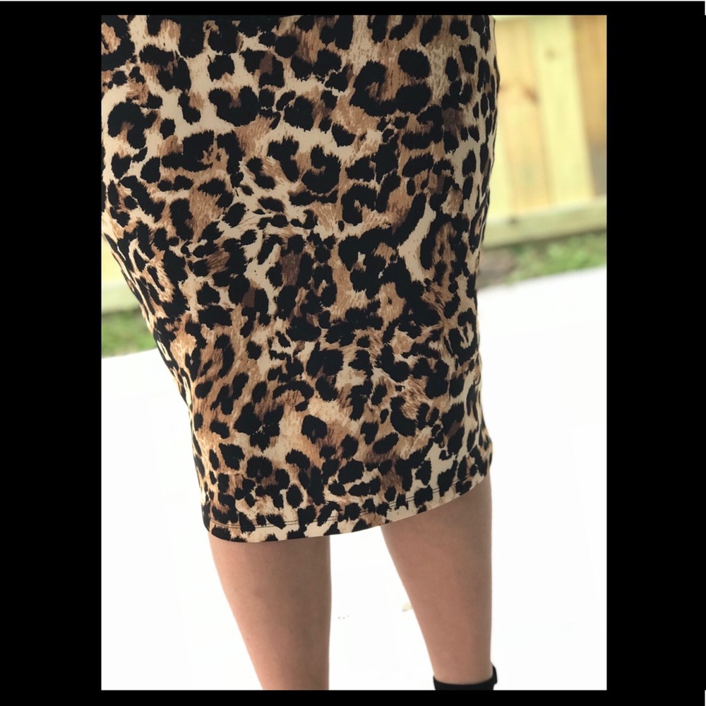 Thalia Sodi Leopard Skirt